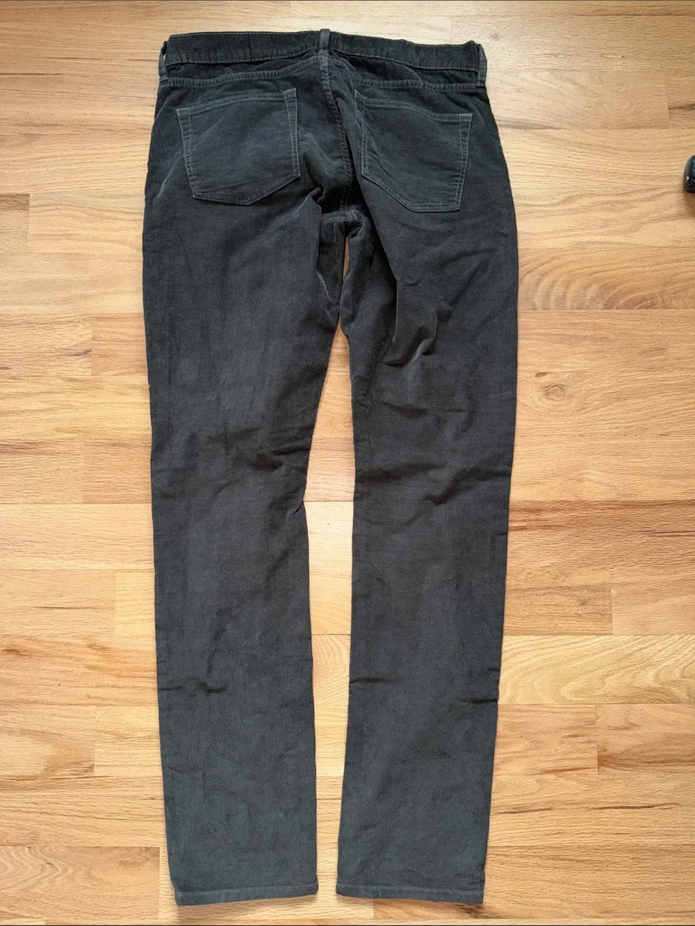J. Crew Men's Style 250 Corduroy Pants in Dark Gray Waist 34 x Length 34